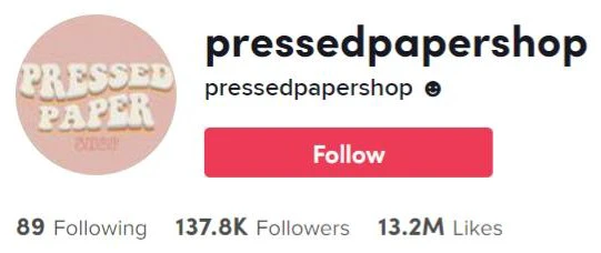 pressed paper shop
