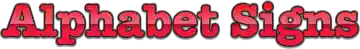 Alphabet Signs